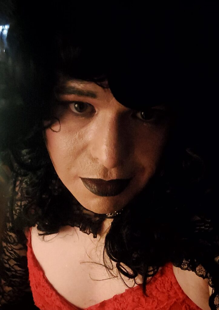 A close up of Mistress Ilya face.